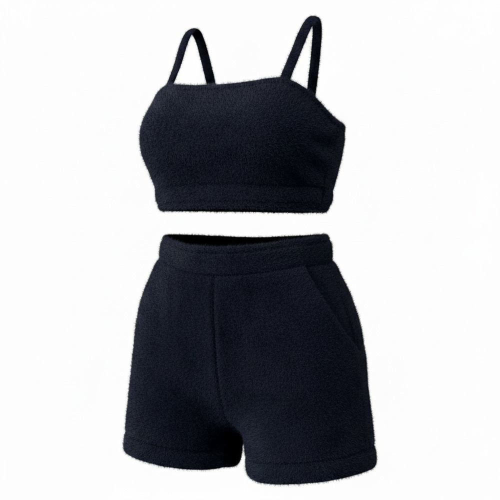Gymshark x Whitney Simmons Fuzzy Eyelash Knit Lounge Set